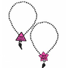 Karnevals-zubehör Haskette mit Flüte Riki