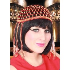 Fest- & Karneval-Zubehör: Perle Haarnetz Belly (verschiedene Farben)