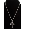Karnevalsaccessoires: Halskette Gotik Kreuz