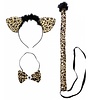 Karnevals-zubehör: dress-up set Leopard Lize