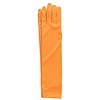 Faschings-attributen: Neon-orange lange Handschuhe