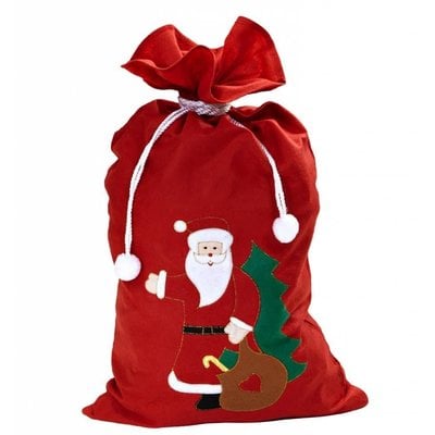 Weihnachts-accessoires: Weihnachtsmänner Sack