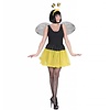 Faschingskleidung: schwarz-gelber petticoat