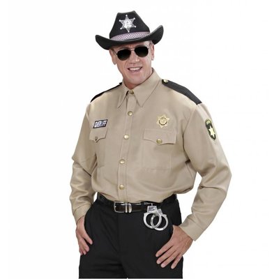 Faschingskleidung: Sheriff-shirt luxus mit Insignien