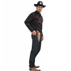 Faschingskostüme Cowboy-shirt mit Dekorationen