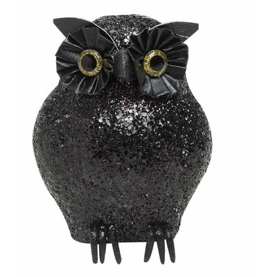 Halloweenaccessoires: Glitzer Tiere: Eule