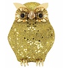 Halloweenaccessoires: Glitzer Tiere: Eule