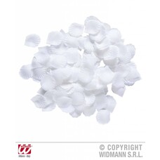 Heirats-accessoires: Rosenblätter in weiss