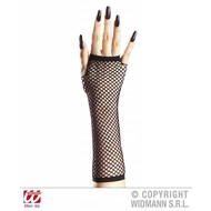 Karnevals-accessoires: Netzhandschuhe schwarz Karnevals-accessoires: Netzhandschuhe schwarz