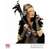 Karnevals-accessoires: Netzhandschuhe schwarz