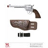 Faschings-accessoires: Cowboy Pistole mit Halfter