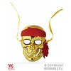 Faschings-accessoires: goldene Piratenmaske