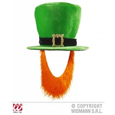 Karnevals-zubehör samter grüner Hut mit Bart