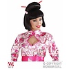 Faschingsperücke: Geisha met bloem en stokjes