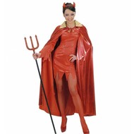 Faschingskostüm:Metall-look Umhang Rot Faschingskostüm:Metall-look Umhang Rot