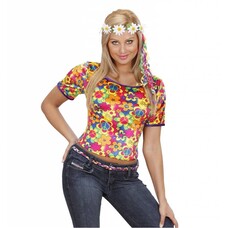 Faschingsklamotten: Hippie-shirt für Damen