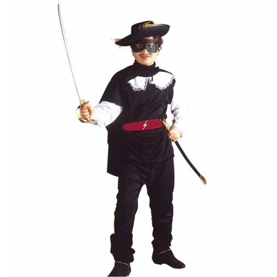 Kinderkarnevalskostüm: Reiter Zorro