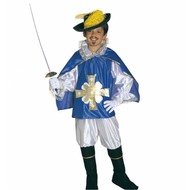 Karnevalskostüm: Musketier (Rot oder Blau) Karnevalskostüm: Musketier (Rot oder Blau)