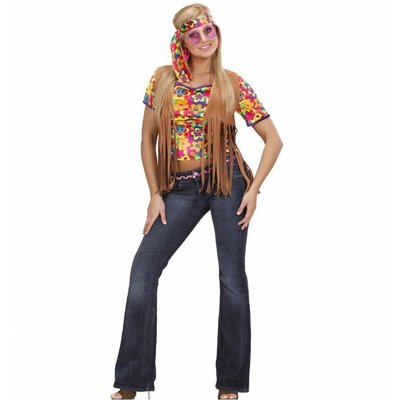 Blühendes Hippie-shirt für Damen