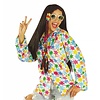 Karnevalsbluse: Hippie- Flowerpower -shirt