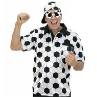 Karnevalskostüm: Fussball-shirt mit Cap