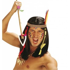 Faschingszubehör: Perücke, Indianer Comanche