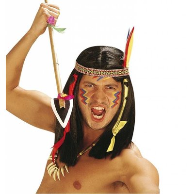 Faschingskostümel: Perücke, Indianer Comanche