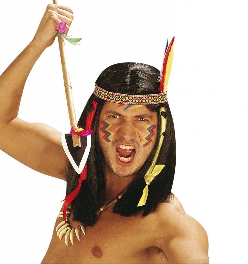 Faschingskostumel Perucke Indianer Comanche
