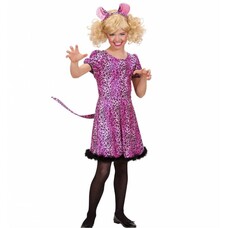 Faschingsklamotten: Kinder Leopardchen rosa