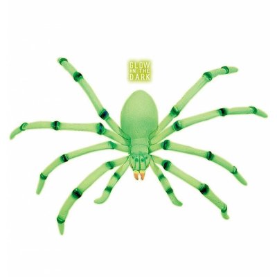 Halloween: Jumbo Spinne (glow in the dark, 80 cm)