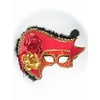 Karneval- & Fest Zubehör: Venezianer Augenmaske mit Hut (Damen)