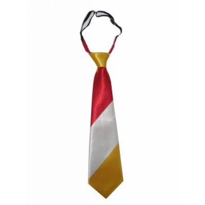 Karneval- & Fest Zubehör: Krawatte rot/weiß/gelb