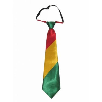 Karneval- & Fest Zubehör: Krawatte rot/gelb/grün