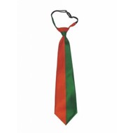 Karneval- & Fest Zubehör: Krawatte grün/orange