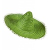 Sombrero: Mexikanischer grüner Sombrero mit Pompoms
