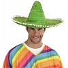 Sombrero: Mexikanischer grüner Sombrero mit Pompoms