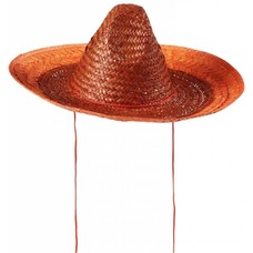 Mexikanischer orange Sombrero