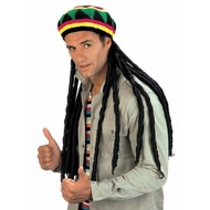 Rastamütze mit Haar