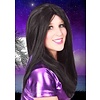Karneval- & Fest Zubehör: Gigi-Perücke lang mit Trennung