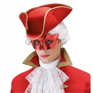 Augenmasken in Metallic rote Farbe Augenmasken in Metallic rote Farbe