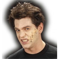 Horroraccessoires: 3 Wunde mit Steckbolzen Horroraccessoires: 3 Wunde mit Steckbolzen