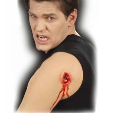 Horroraccessoires: Ausgehende Kugelwunde