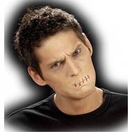 Horroraccessoires: Mund zugenäht Horroraccessoires: Mund zugenäht