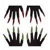 Halloweenaccessoires: Hexen Handschuhe