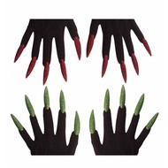 Halloweenaccessoires: Hexen Handschuhe