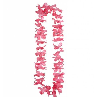 Faschings Kleidergeschäft: Hawaii Kette rosa