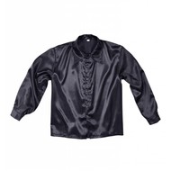 Faschingskostüme schwarze Disco Bluse Barto