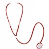 Faschings-accessoires: Roter Stethoskop für Ärzte"