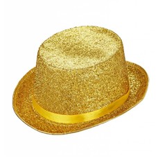 Faschings-accessoiren Lurex Hüte in gold of silber