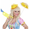 Faschings-accessoires: Witzige Clownshüte mit Punkten in 4 Farben